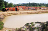 Yettinahole: Checking availability of water after half done project